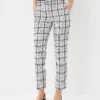 The Eva Ankle Pant In Plaid -Anntaylor Shop 607450 2222