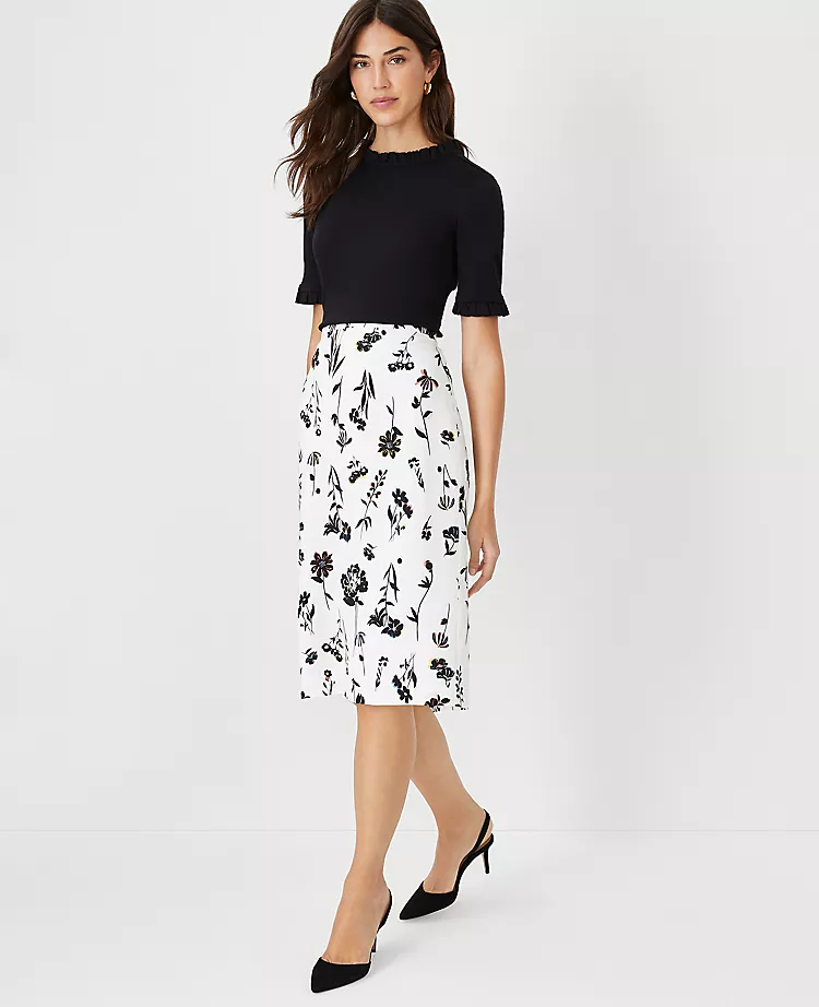 Floral Pencil Skirt 5 Floral Pencil Skirt - Image 3