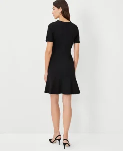 Flounce Flare Dress -Anntaylor Shop 607552 2222 ALT1