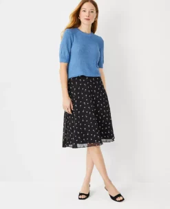 Floral Circle Skirt -Anntaylor Shop 607714 2222 ALT2