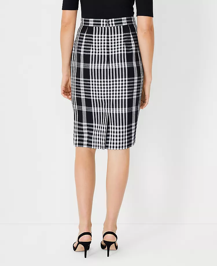 Plaid Pencil Skirt 4 Plaid Pencil Skirt - Image 2