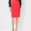 Twill Seamed Pencil Skirt -Anntaylor Shop 607941 4021