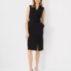 Belted Lapel Flare Dress 2 Belted Lapel Flare Dress -Anntaylor Shop 608067 2222