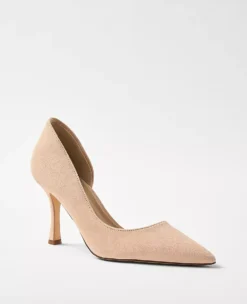 Suede D'Orsay Pumps