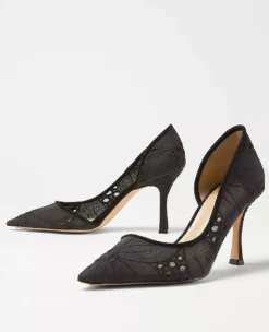 Eyelet D'Orsay Pumps -Anntaylor Shop 608111 2222 ALT1