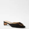 Tortoiseshell Print Buckle Suede Mule Pumps 1 Tortoiseshell Print Buckle Suede Mule Pumps -Anntaylor Shop 608128 2222