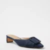 Denim Buckle Mule Pumps -Anntaylor Shop 608129 1082