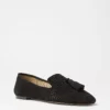 Perforated Suede Tassel Loafer Flats -Anntaylor Shop 608137 2222