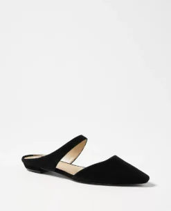 Suede Mule Flats