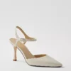 Two Piece Leather Pumps -Anntaylor Shop 608149 9133