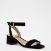Suede Mid Block Heel Sandals -Anntaylor Shop 608155 2222