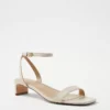 Leather Blade Heel Ankle Strap Sandals -Anntaylor Shop 608158 9133