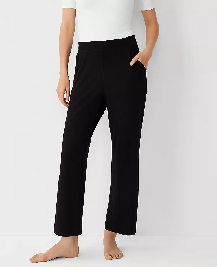 The Wide-Leg Lounge Pant Black 3 The Wide-Leg Lounge Pant Black