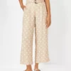 The Belted Easy Wide Leg Crop Pant In Polka Dot 2 The Belted Easy Wide Leg Crop Pant In Polka Dot -Anntaylor Shop 608180 8187
