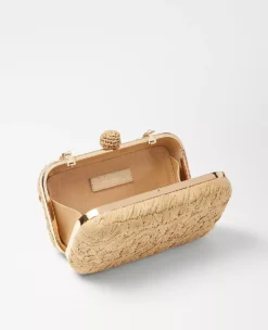 Raffia Clutch -Anntaylor Shop 608195 6418 ALT1