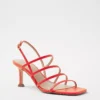 Strappy Leather Heeled Slingback Sandals -Anntaylor Shop 608272 4021