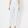 The Lana Slim Pant In Plaid -Anntaylor Shop 608303 2643