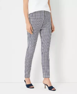 The Audrey Ankle Pant In Plaid