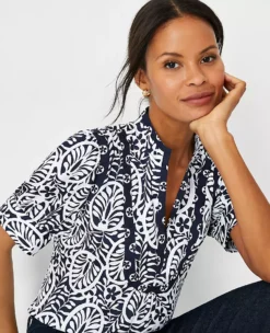 Floral Popover -Anntaylor Shop 608474 8818 ALT2