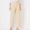 The Pleated Straight Ankle Pant In Chino -Anntaylor Shop 608706 7879