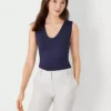V-Neck Tank Top -Anntaylor Shop 608715 1362