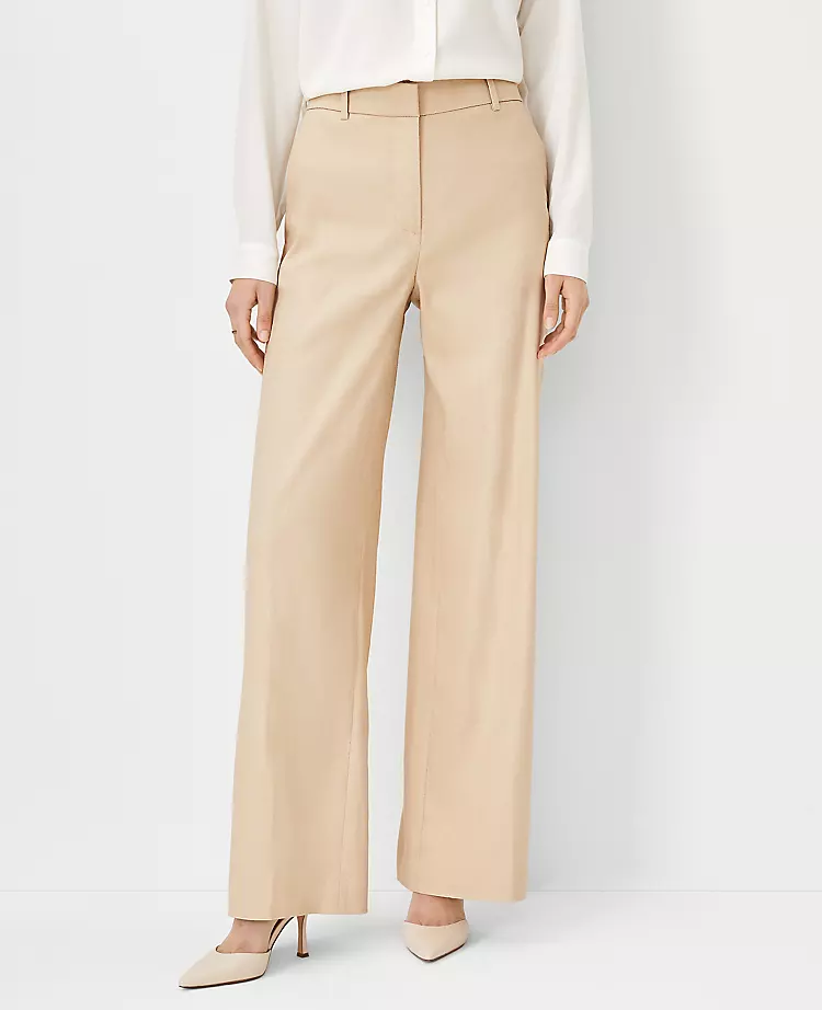 The Wide Leg Pant In Herringbone Linen Blend 3 The Wide Leg Pant In Herringbone Linen Blend