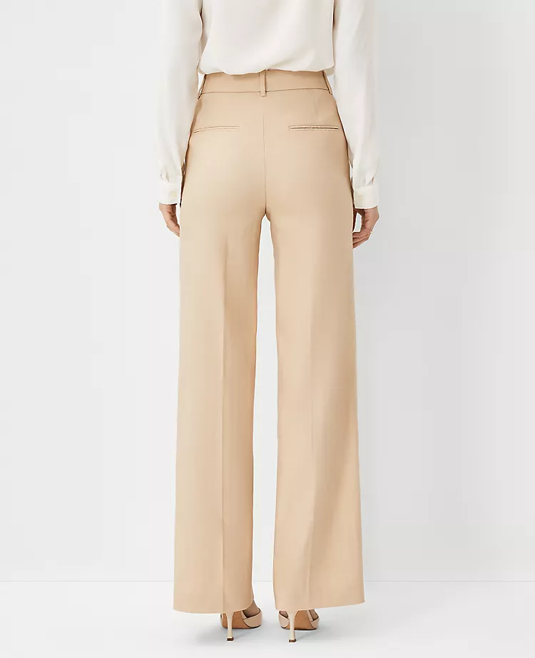 The Wide Leg Pant In Herringbone Linen Blend 4 The Wide Leg Pant In Herringbone Linen Blend - Image 2