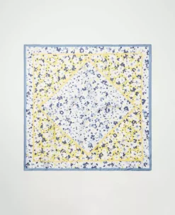 Floral Silk Little Scarf