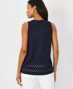 Ric Rac Hem Tank Top 6 Ric Rac Hem Tank Top -Anntaylor Shop 609545 1362 ALT1