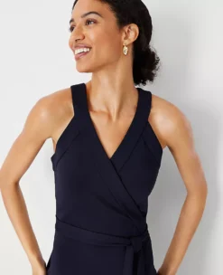 Sleeveless Wrap Dress 7 Sleeveless Wrap Dress -Anntaylor Shop 609616 1362 ALT2