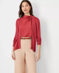 Petite Lightweight Open Cardigan