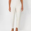 The Side Zip Eva Ankle Pant In Fluid Crepe - Curvy Fit 2 The Side Zip Eva Ankle Pant In Fluid Crepe - Curvy Fit -Anntaylor Shop 609975 9007