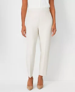 The Side Zip Eva Ankle Pant In Fluid Crepe - Curvy Fit