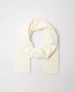 Eyelet Embroidered Scarf