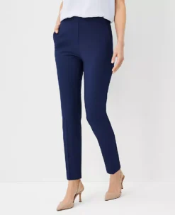 The Petite Side Zip Eva Ankle Pant In Bi-Stretch