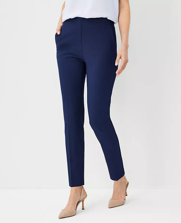 The Petite Side Zip Eva Ankle Pant In Bi-Stretch 3 The Petite Side Zip Eva Ankle Pant In Bi-Stretch