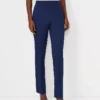 The Petite Side Zip Straight Pant In Bi-Stretch Pure Sapphire 2 The Petite Side Zip Straight Pant In Bi-Stretch Pure Sapphire -Anntaylor Shop 610141 8818 1
