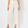 The Seamed Straight Crop Pant In Stripe - Curvy Fit 2 The Seamed Straight Crop Pant In Stripe - Curvy Fit -Anntaylor Shop 610337 7879