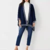 Tipped Open Poncho 2 Tipped Open Poncho -Anntaylor Shop 610574 1362