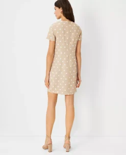 Polka Dot Tee Shift Dress -Anntaylor Shop 610671 8187 ALT1