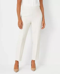 The Petite Side Zip Eva Ankle Pant In Fluid Crepe