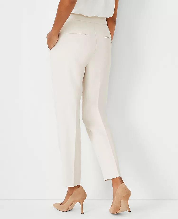 The Petite Side Zip Eva Ankle Pant In Fluid Crepe 4 The Petite Side Zip Eva Ankle Pant In Fluid Crepe - Image 2
