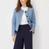Petite Framed Quilted Cropped Jacket -Anntaylor Shop 611394 0321