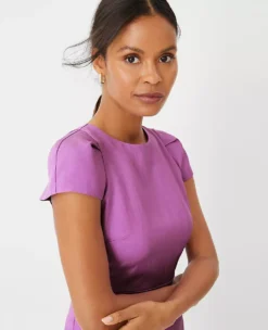 Petite Cap Sleeve Sheath Dress -Anntaylor Shop 611469 8581 ALT2