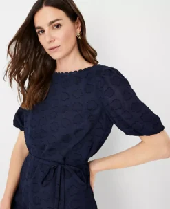 Petite Floral Clip Shift Dress -Anntaylor Shop 611473 2941 ALT2