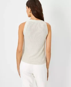 Petite Shimmer Sweater Shell -Anntaylor Shop 612106 3179 ALT1