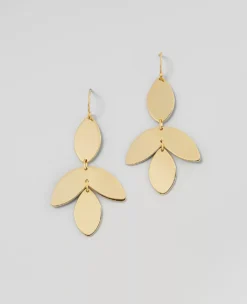 Leafed Drop Earrings