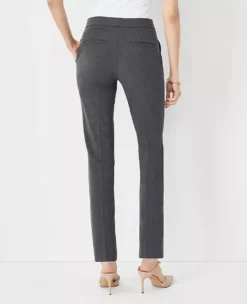 The Ankle Pant In Seasonless Stretch Modern Charcoal -Anntaylor Shop 612799 0892 ALT1