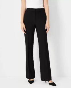 The High Rise Trouser In Seasonless Stretch Core Black