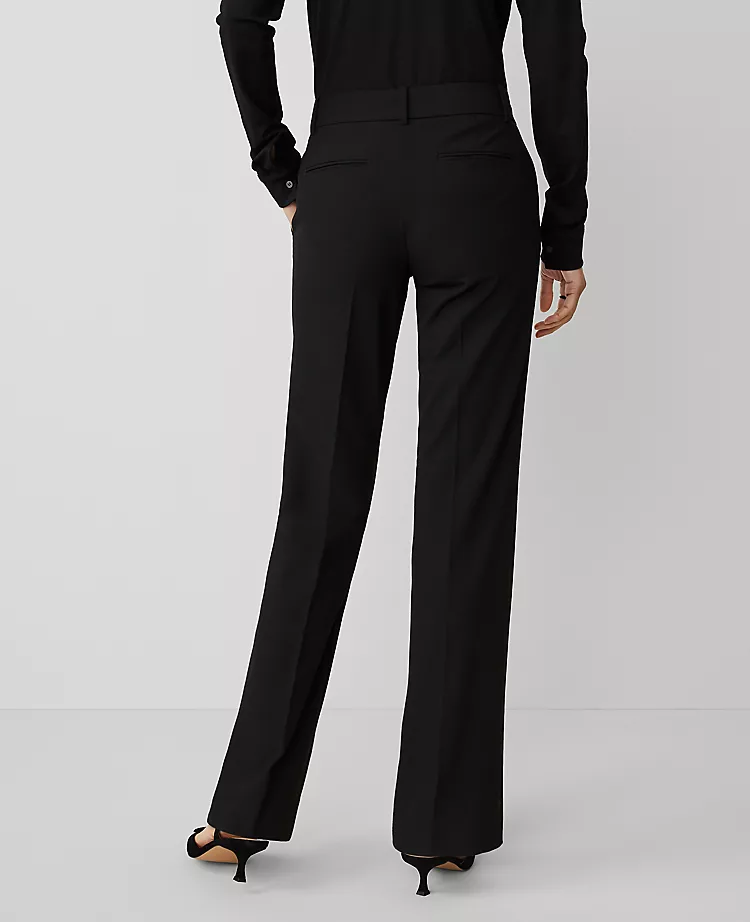 The Mid Rise Trouser In Seasonless Stretch Core Black 4 The Mid Rise Trouser In Seasonless Stretch Core Black - Image 2